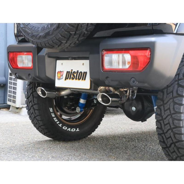 PISTON WORKS Dual Exhaust Muffler Jimny (2018-ON)