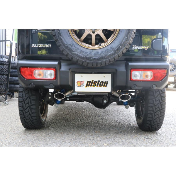PISTON WORKS Dual Exhaust Muffler Jimny (2018-ON)