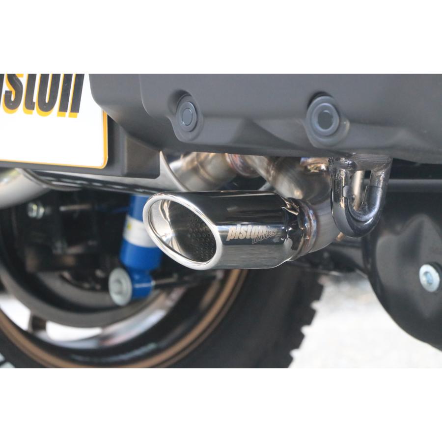 PISTON WORKS Dual Twin Exhaust Tail Muffler Jimny JB74 2018