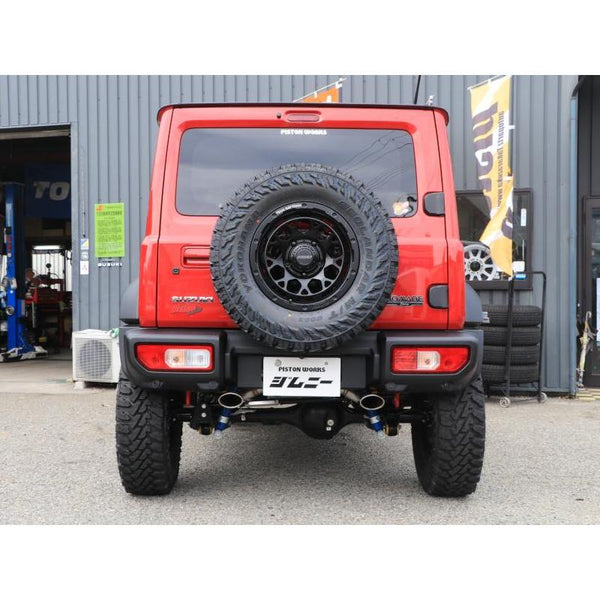 PISTON WORKS Dual Exhaust Muffler Jimny (2018-ON)