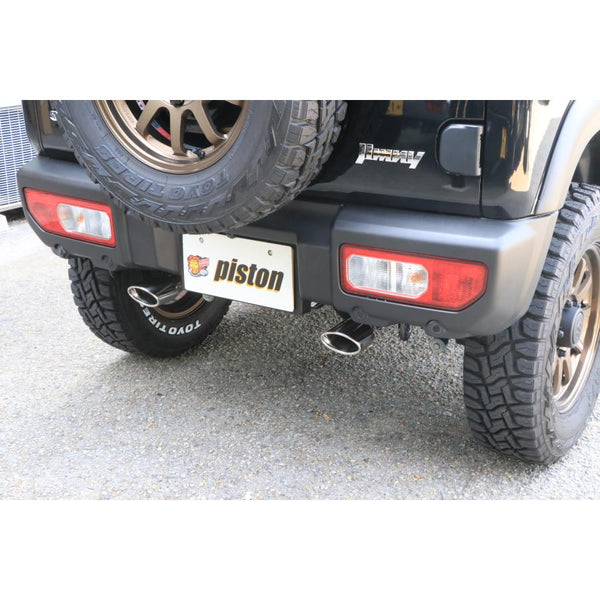 PISTON WORKS Dual Exhaust Muffler Jimny (2018-ON)
