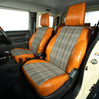 SHOWA GARAGE Leather Glen Plaid Seat Covers Jimny (2018-ON)