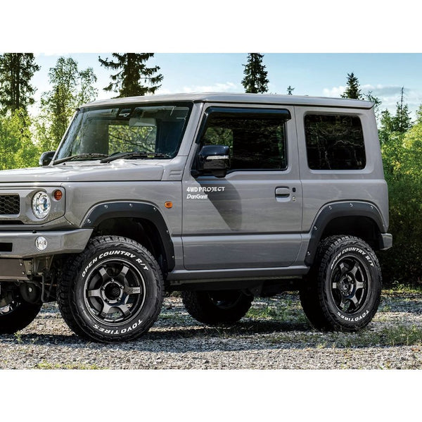 RAYS Gram Lights 57DR-X Super Dark Gunmetal 16" Wheels for Jimny