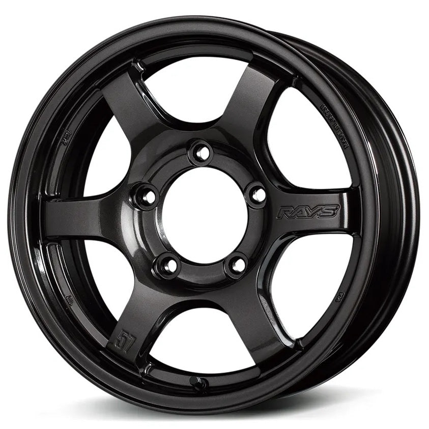RAYS Gram Lights 57DR-X Super Dark Gunmetal 16" Wheels for Jimny