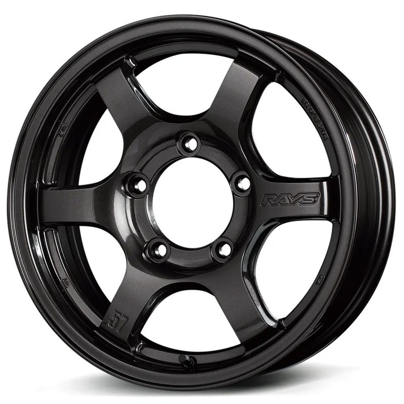 RAYS Gram Lights 57DR-X Super Dark Gunmetal 16" Wheels for Jimny