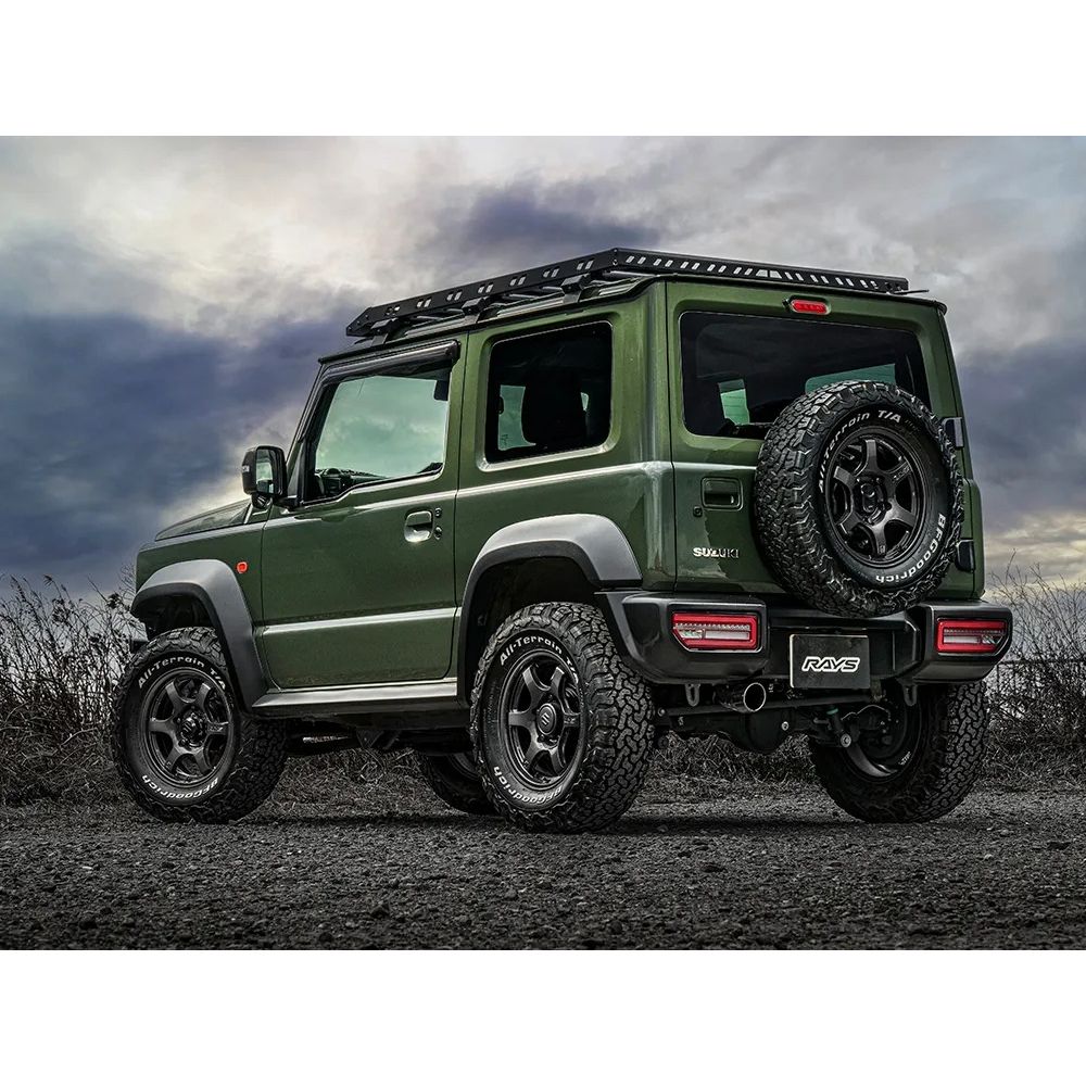 RAYS Gram Lights 57DR-X Super Dark Gunmetal 16" Wheels for Jimny