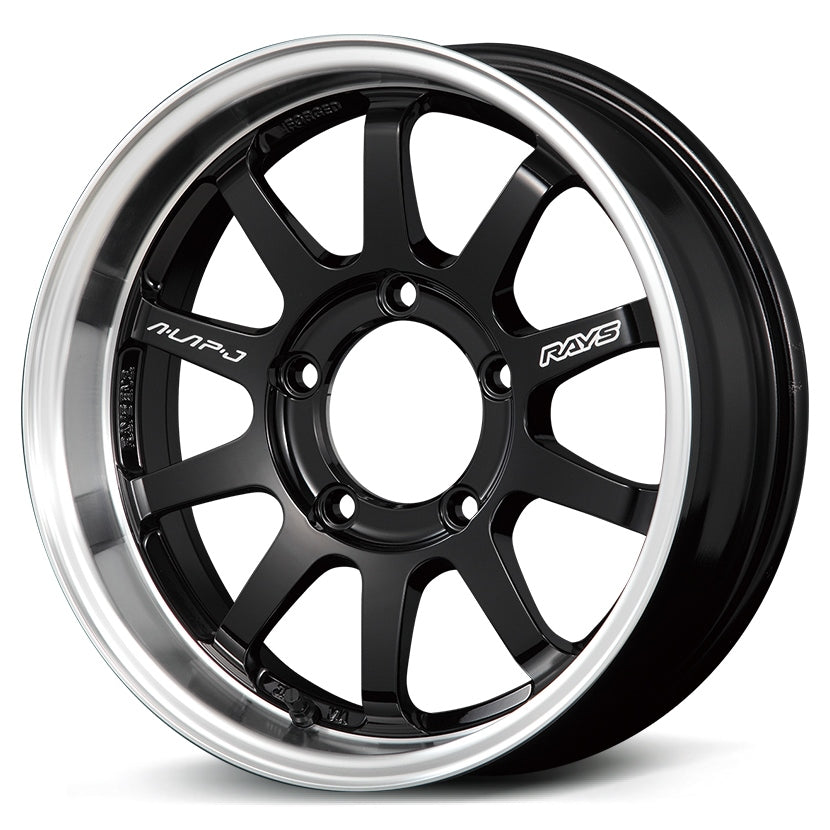 RAYS A-LAP-J Black Rim 16" Forged Wheels for Jimny