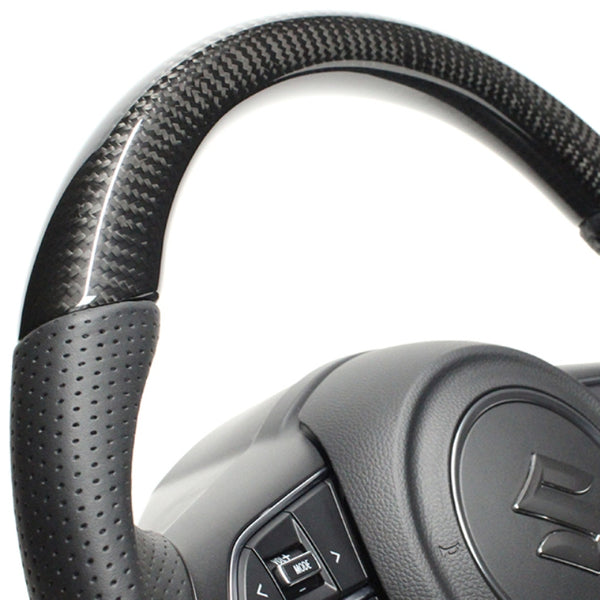 REAL Carbon Steering Wheel with Genuine Leather Jimny (2018-ON)
