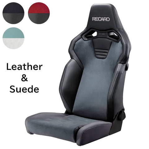 RECARO SR-C UT100 Leather & Suede Reclining Sport Seat