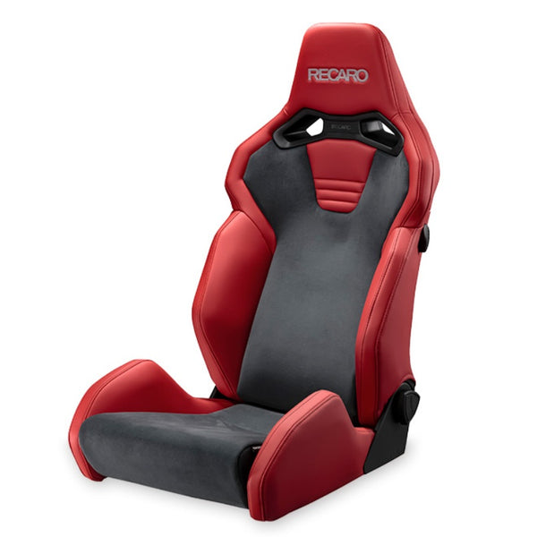 RECARO SR-S UT100 Leather & Suede Reclining Sport Seat