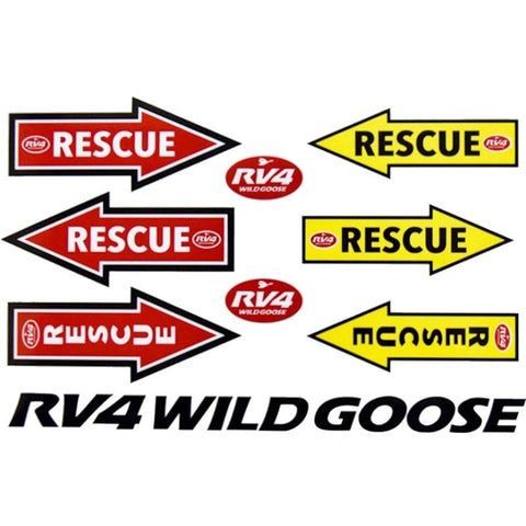RV4 WILD GOOSE Rescue Arrow Decals