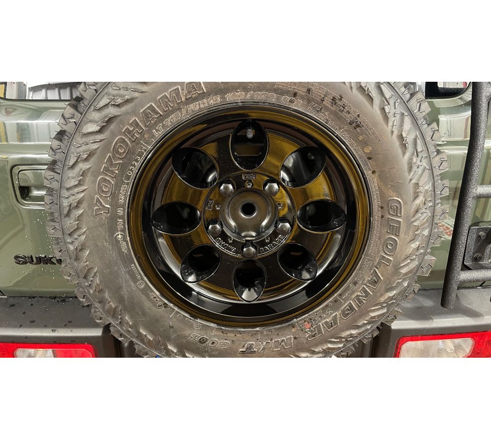 SHOWA GARAGE R8 Matte Black 15" Wheels for Jimny