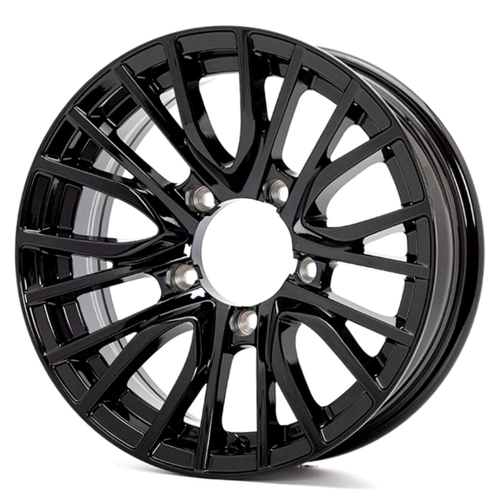 SHOWA GARAGE SR432 Glossy Black 16" Wheels for Jimny
