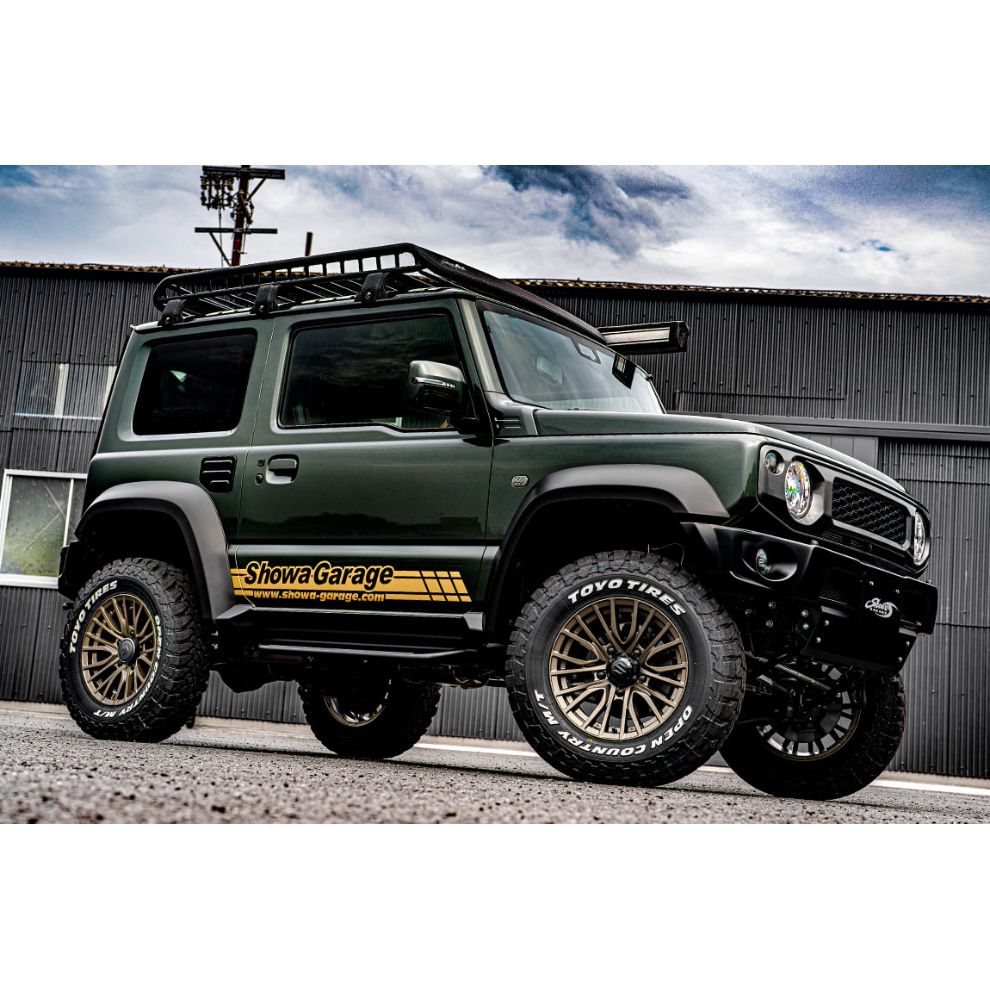 SHOWA GARAGE SR432 Matte Bronze set of Wheels for Jimny from Japan