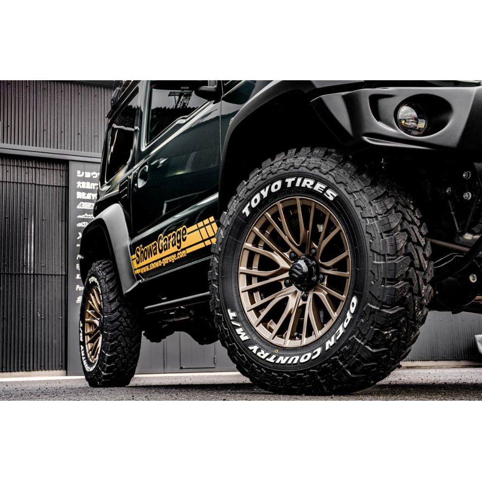 SHOWA GARAGE SR432 Matte Bronze set of Wheels for Jimny from Japan
