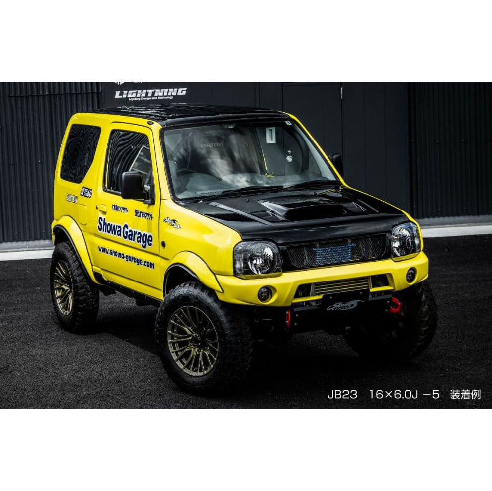 SHOWA GARAGE SR432 Matte Bronze set of Wheels for Jimny from Japan