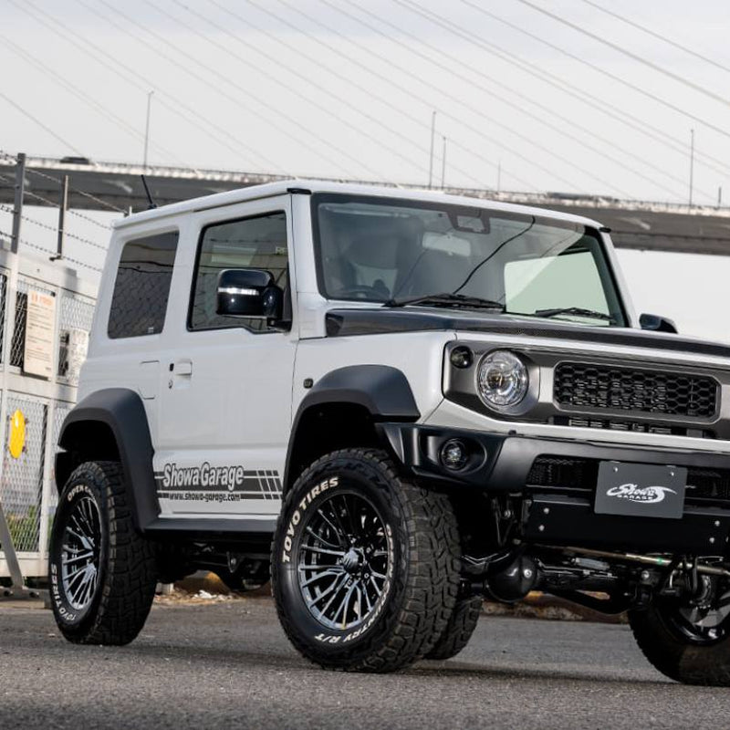 SHOWA GARAGE SR432 Glossy Black 16" Wheels for Jimny