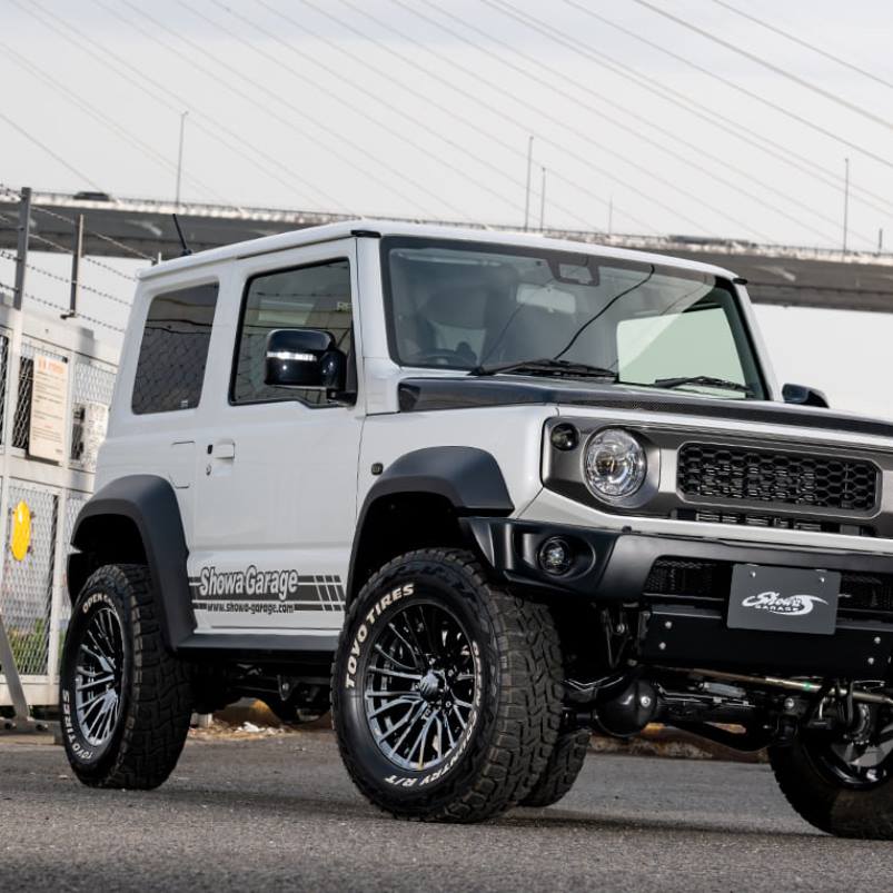 SHOWA GARAGE SR432 Matte Black 16" Wheels for Jimny