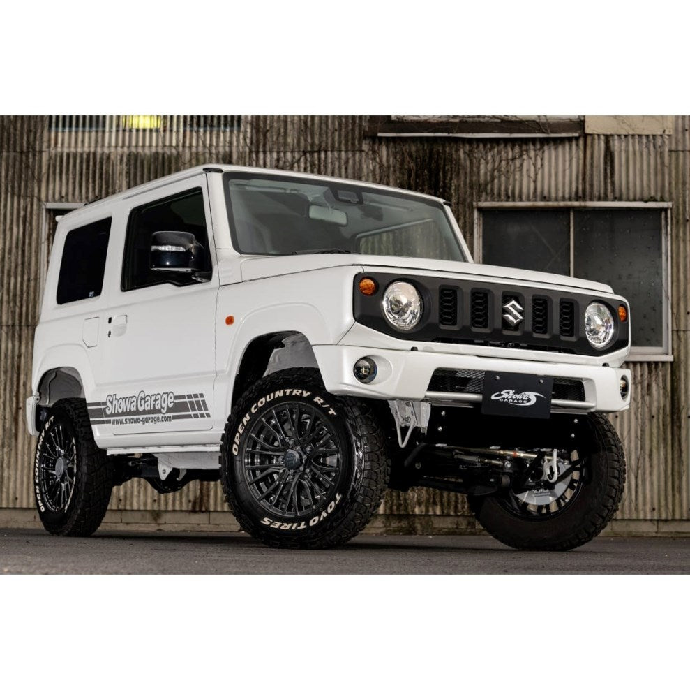 SHOWA GARAGE SR432 Glossy Black 16" Wheels for Jimny