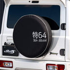 SHOWA GARAGE Spare Tire Cover with Logo or Jimny Model Number
