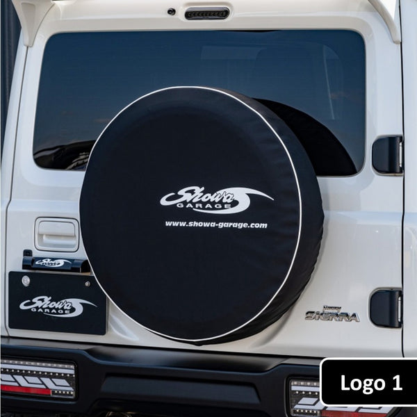 SHOWA GARAGE Spare Tire Cover with Logo or Jimny Model Number