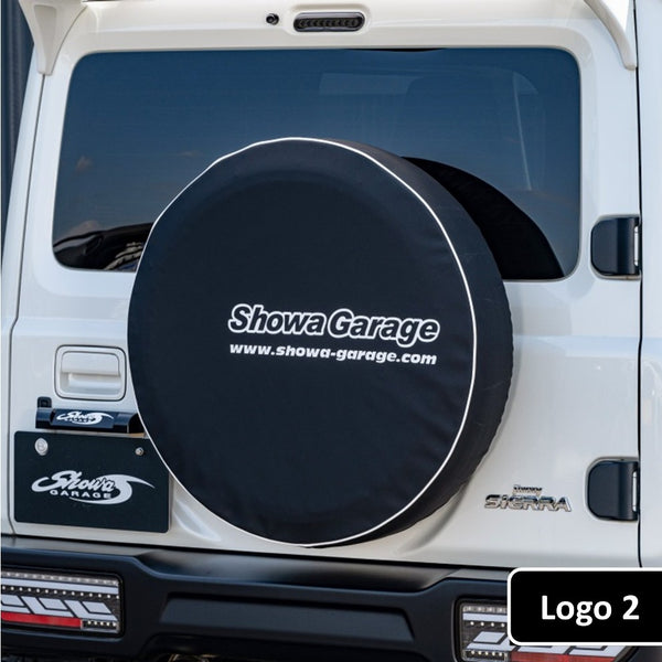 SHOWA GARAGE Spare Tire Cover with Logo or Jimny Model Number