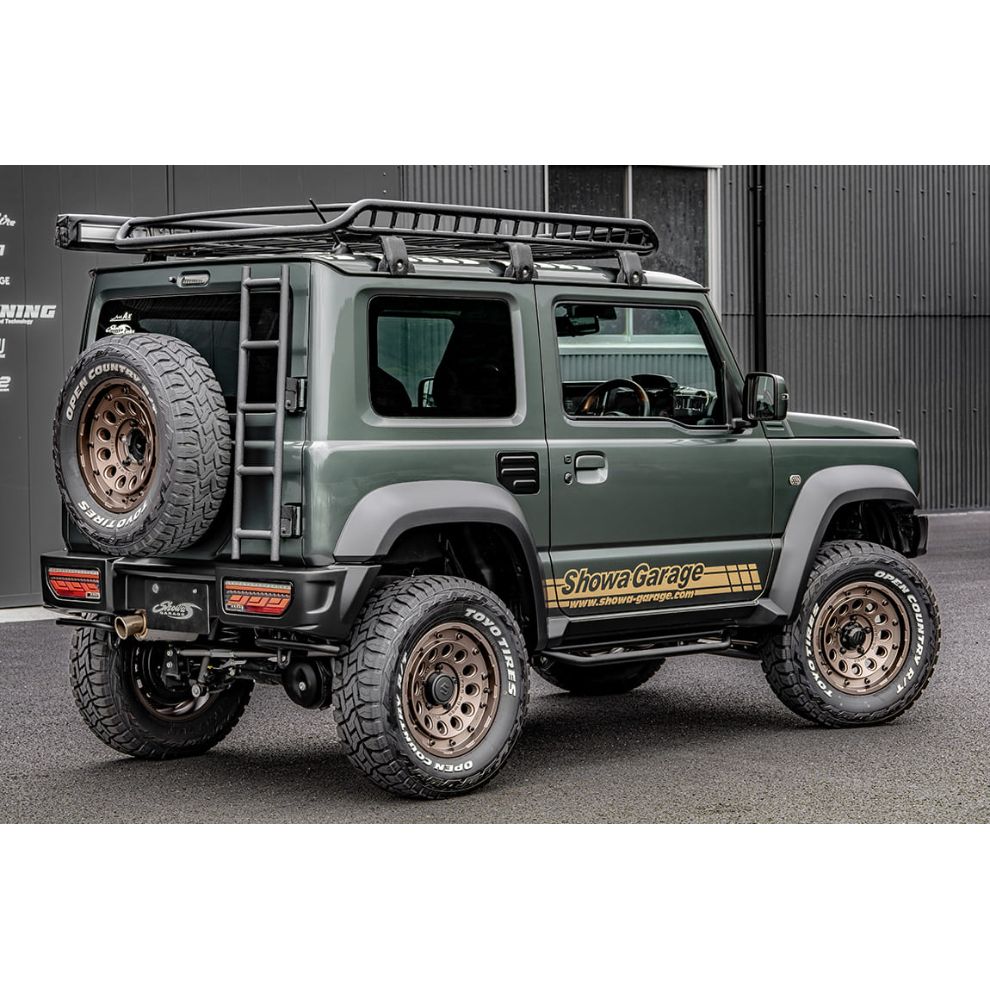 SHOWA GARAGE Rain Gutter Roof Rack L-size Wide for Jimny (2018-ON)