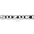 SUZUKI Print Letters Emblem with Mounting Bolts 29x3cm