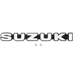 SUZUKI Print Letters Emblem with Mounting Bolts 29x3cm