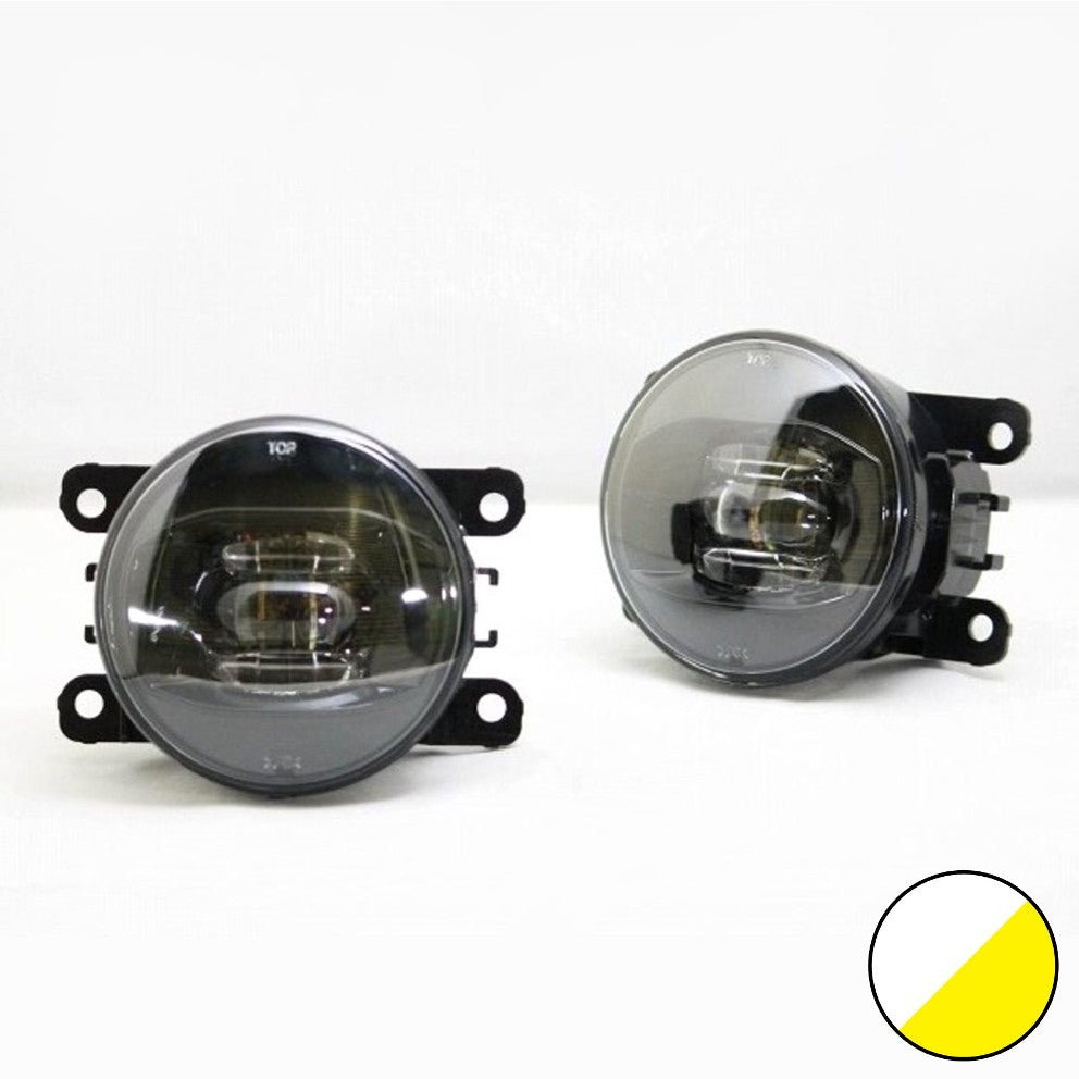 SHOWA GARAGE Dual Light Color LED Fog Lights with Black Inner for SUZUKI