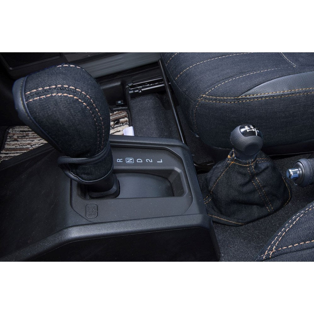 GRACE Denim Shift Knob Grip & Boot Covers Jimny (2018-ON) AT