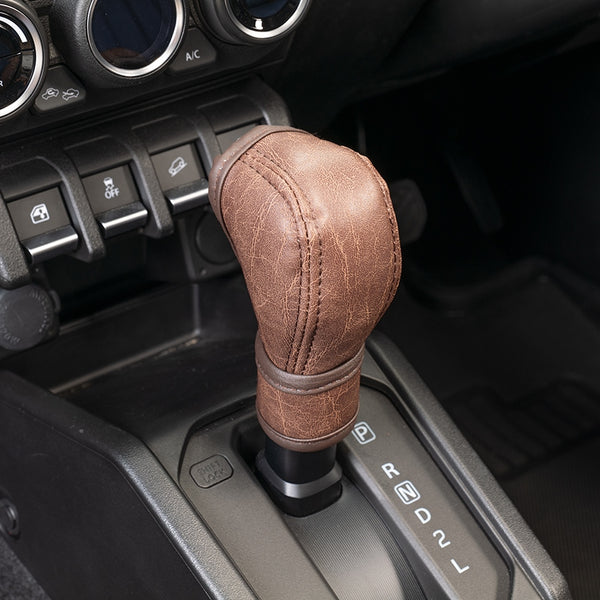 GRACE Leather Shift Knob Grip and Boot Covers Jimny JB74 (2018-ON) AT