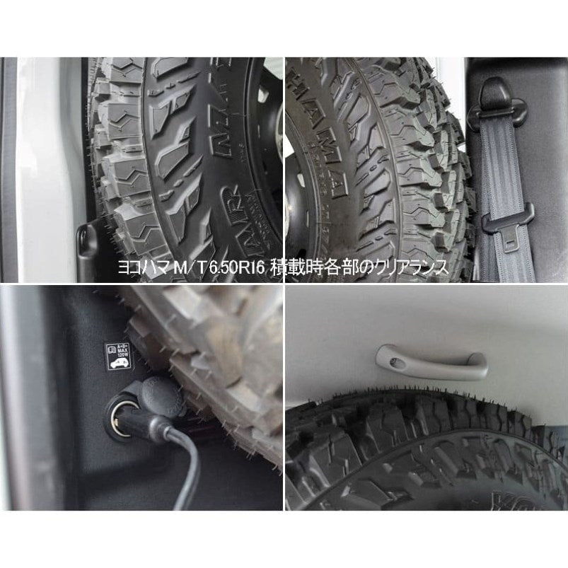 RV4 WILD GOOSE Spare Tire Inside Stowage Mounting Kit Jimny JB74 (2018-ON)