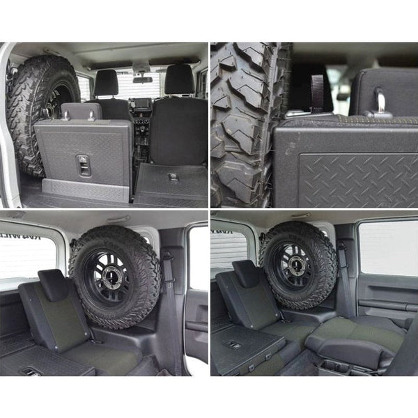 RV4 WILD GOOSE Spare Tire Inside Stowage Mounting Kit Jimny JB74 (2018-ON)