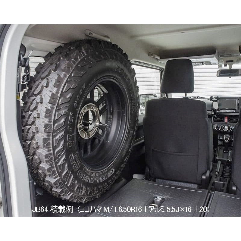 RV4 WILD GOOSE Spare Tire Inside Stowage Mounting Kit Jimny JB74 (2018-ON)