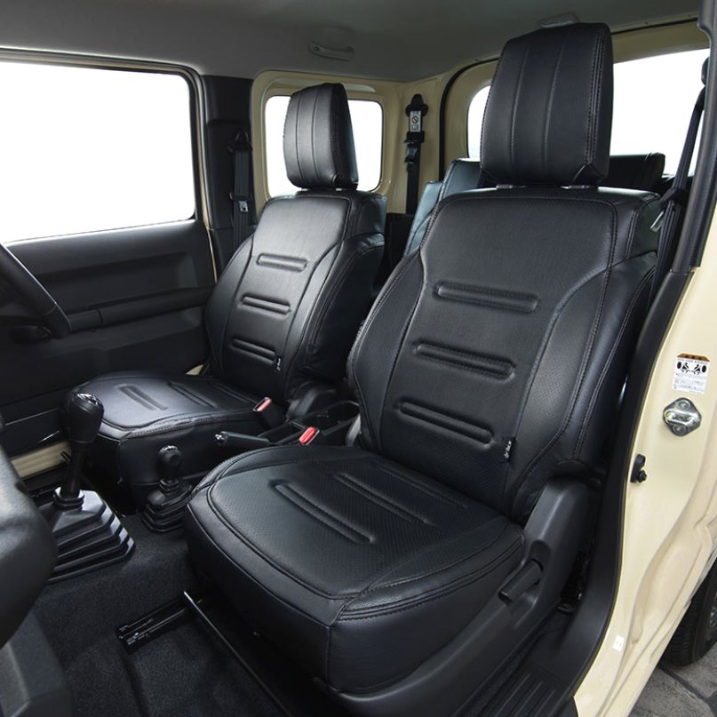 GRACE CRUM Punching Synthetic Leather Seat Covers Jimny JB74 Japan ...