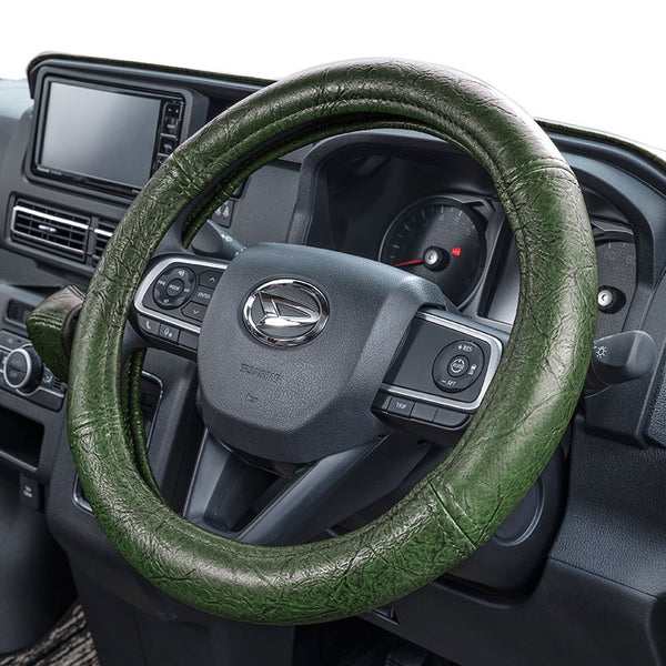 GRACE Synthetic Leather Steering Wheel Cover