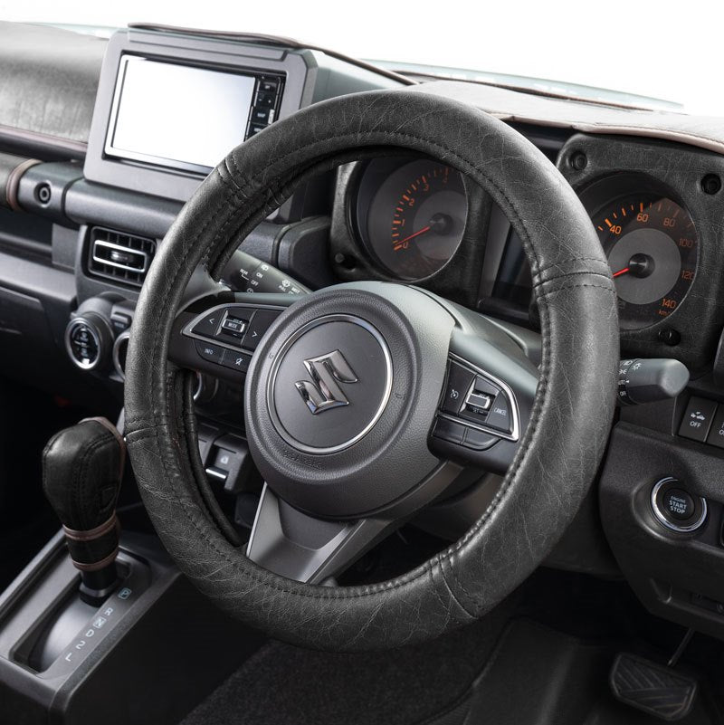 GRACE Synthetic Leather Steering Wheel Cover