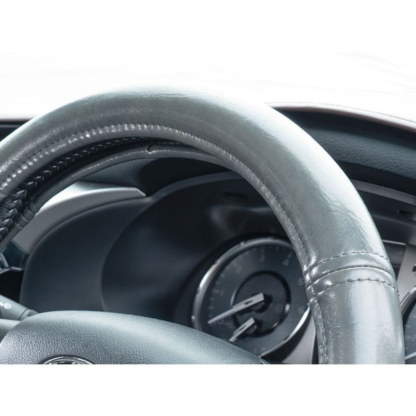 GRACE Synthetic Leather Steering Wheel Cover