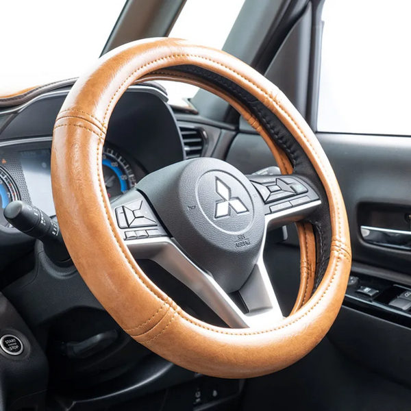 GRACE Synthetic Leather Steering Wheel Cover