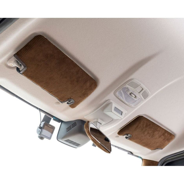 GRACE Corduroy & Leather Sun Visor Covers Jimny JB74 (2018-ON)