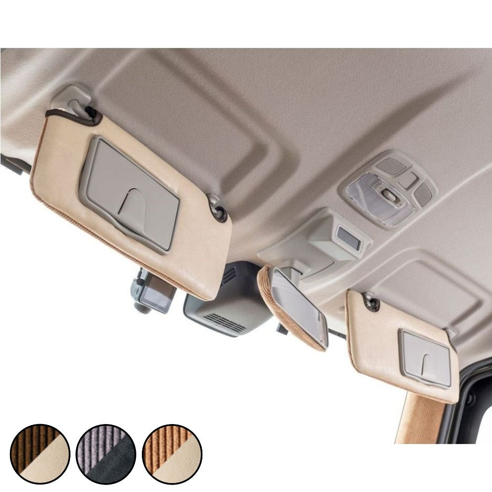 GRACE Corduroy & Leather Sun Visor Covers Jimny (2018-ON)