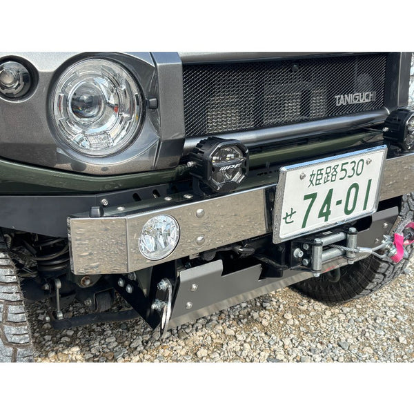 TANIGUCHI Square Stainless Steel Front Bumper Jimny (2018-ON)