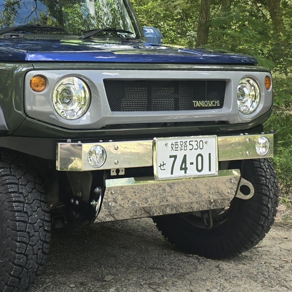 TANIGUCHI Square Stainless Steel Front Bumper Jimny (2018-ON)