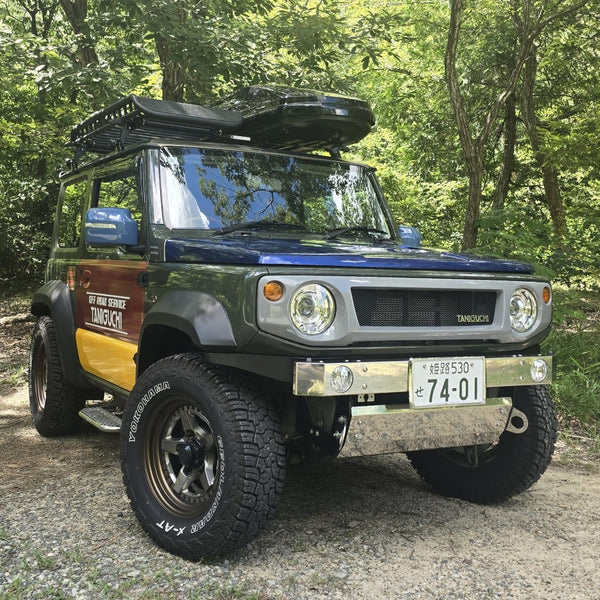 TANIGUCHI Square Stainless Steel Front Bumper Jimny (2018-ON)