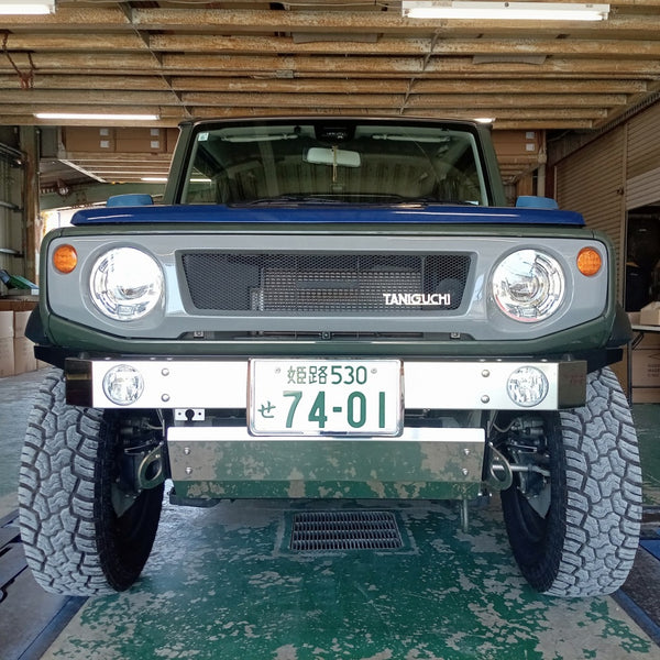 TANIGUCHI Square Stainless Steel Front Bumper Jimny (2018-ON)