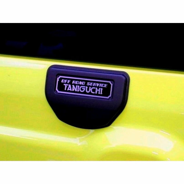 TANIGUCHI Stainless Steel Logo Plate 7x2cm