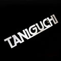 TANIGUCHI Stainless Steel Emblem with Mounting Bolts 16x3cm