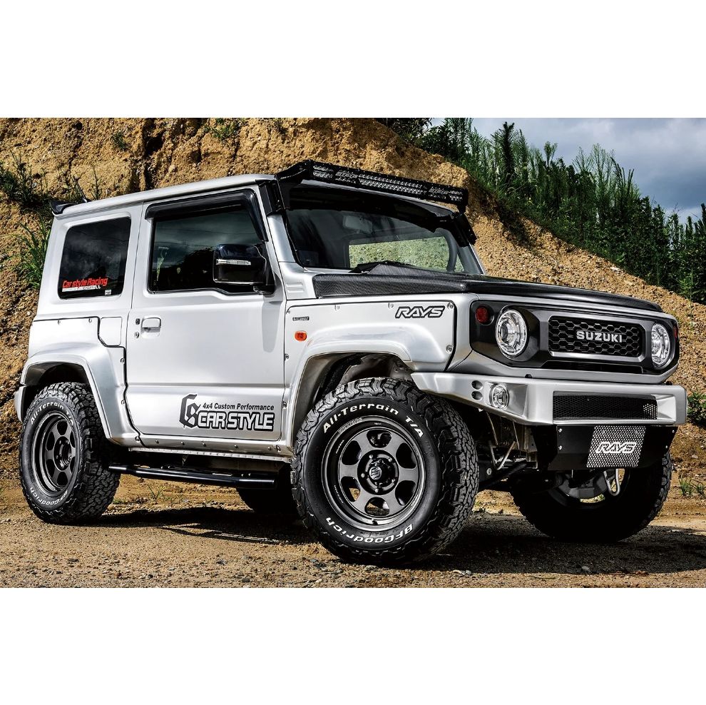 RAYS VOLK RACING TE37XT Blast Black 16" Forged Wheels for Jimny