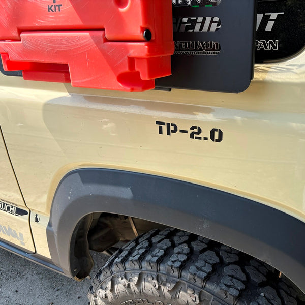 4WD PROJECT Tire Pressure Decals
